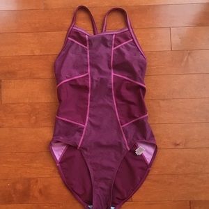 ATHLETA Purple One Piece Swimsuit